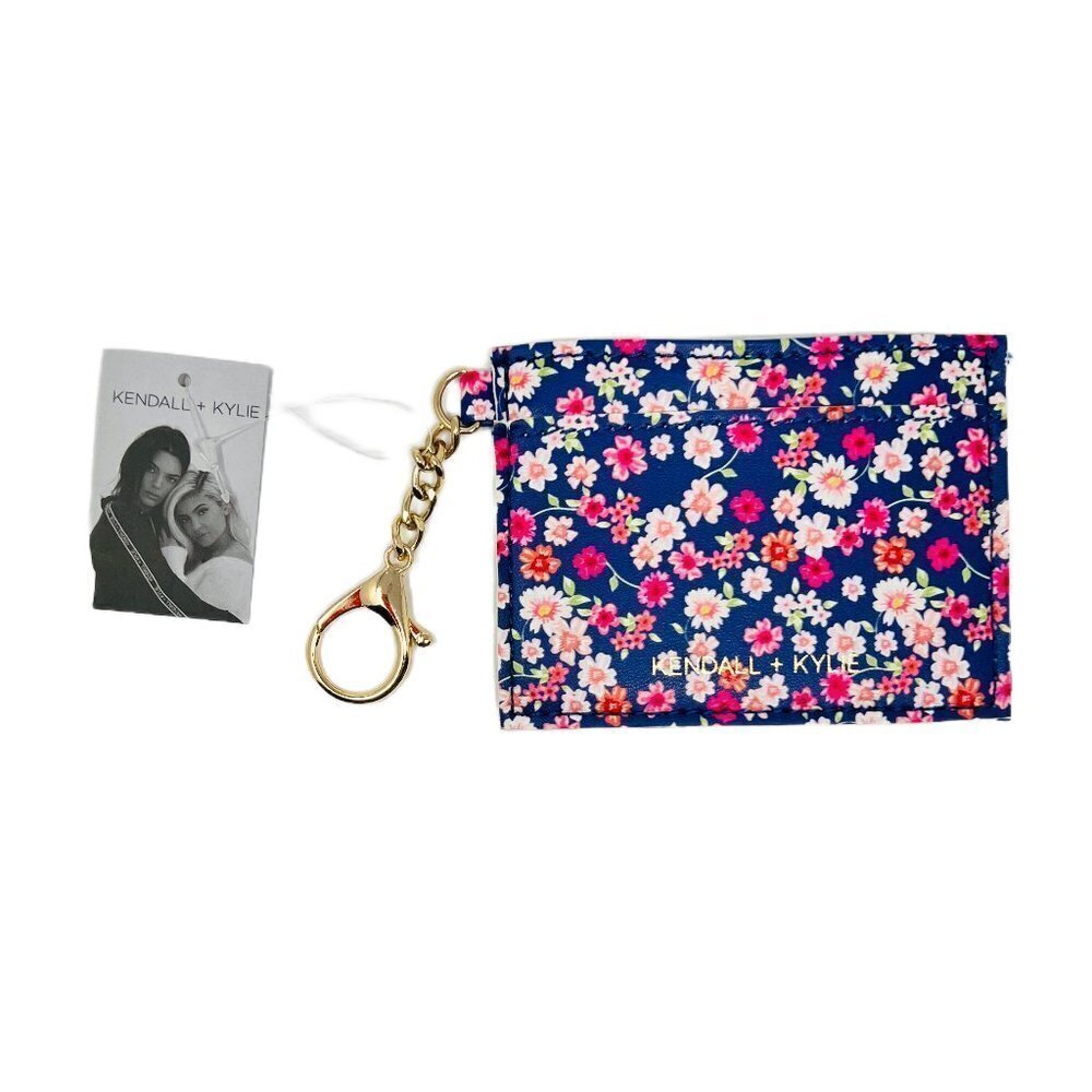 Kendall + kylie flower card holder wallet